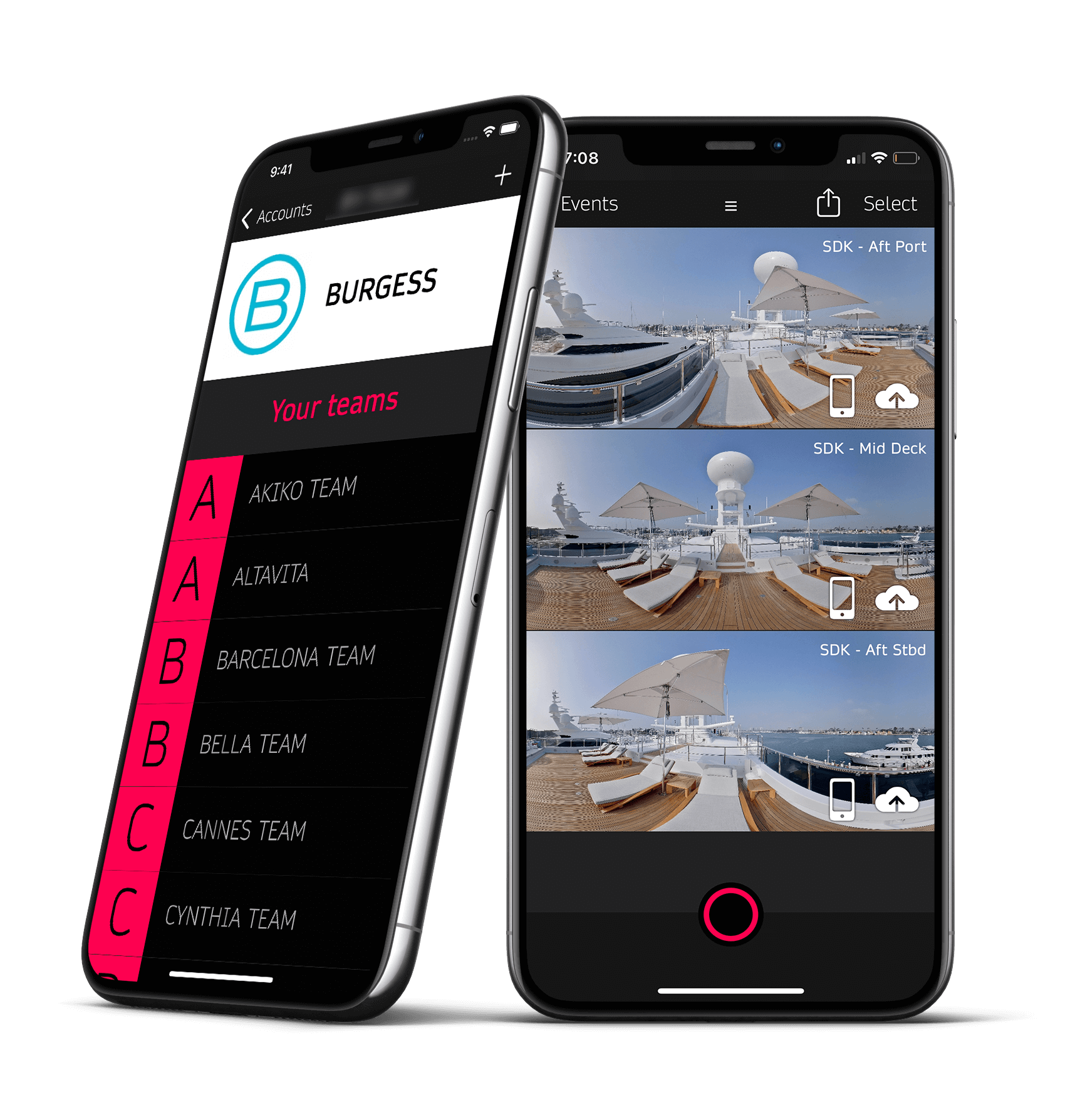 Phone with app on it